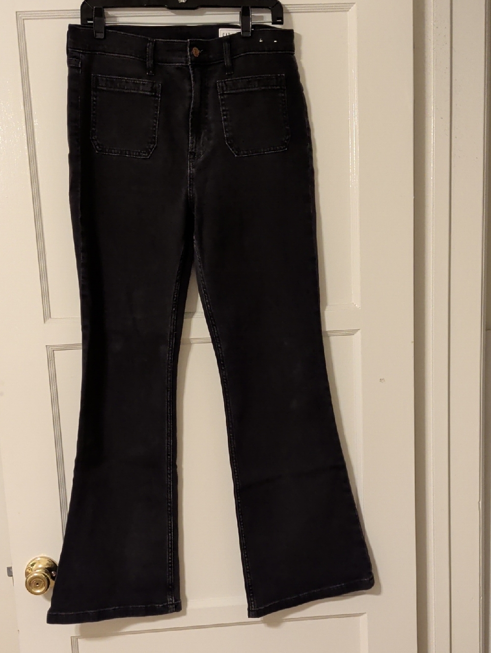 GAP Black '70s Flare High Rise Jeans Size 12